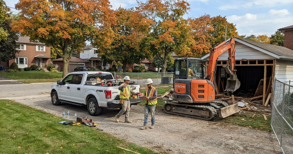 The best time of year to schedule demolition or excavation in Ontario