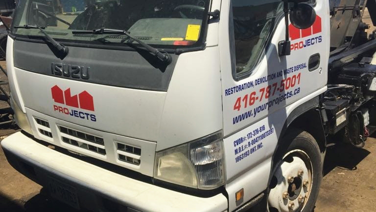 Projects Restoration: Mini Bin Rental, Demolition, Sandblasting, Brick Cleaning